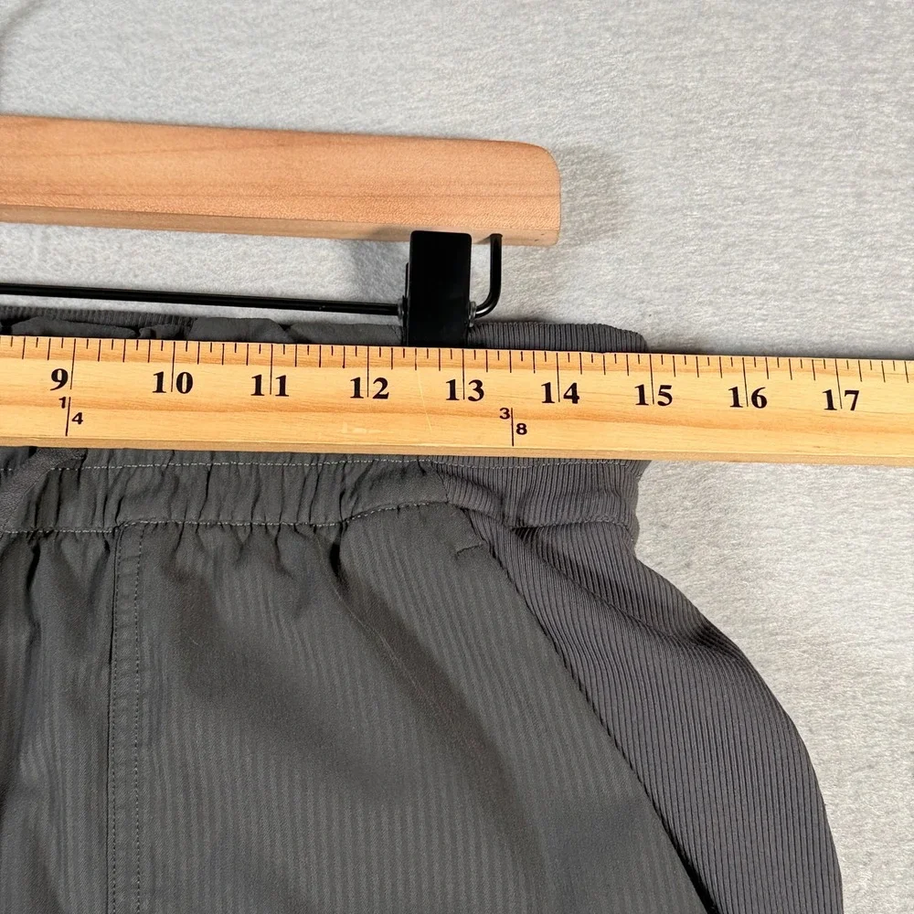 Lululemon Studio Dance Jogger Pants Women's Size 8 Charcoal Ruched‎ Ankle